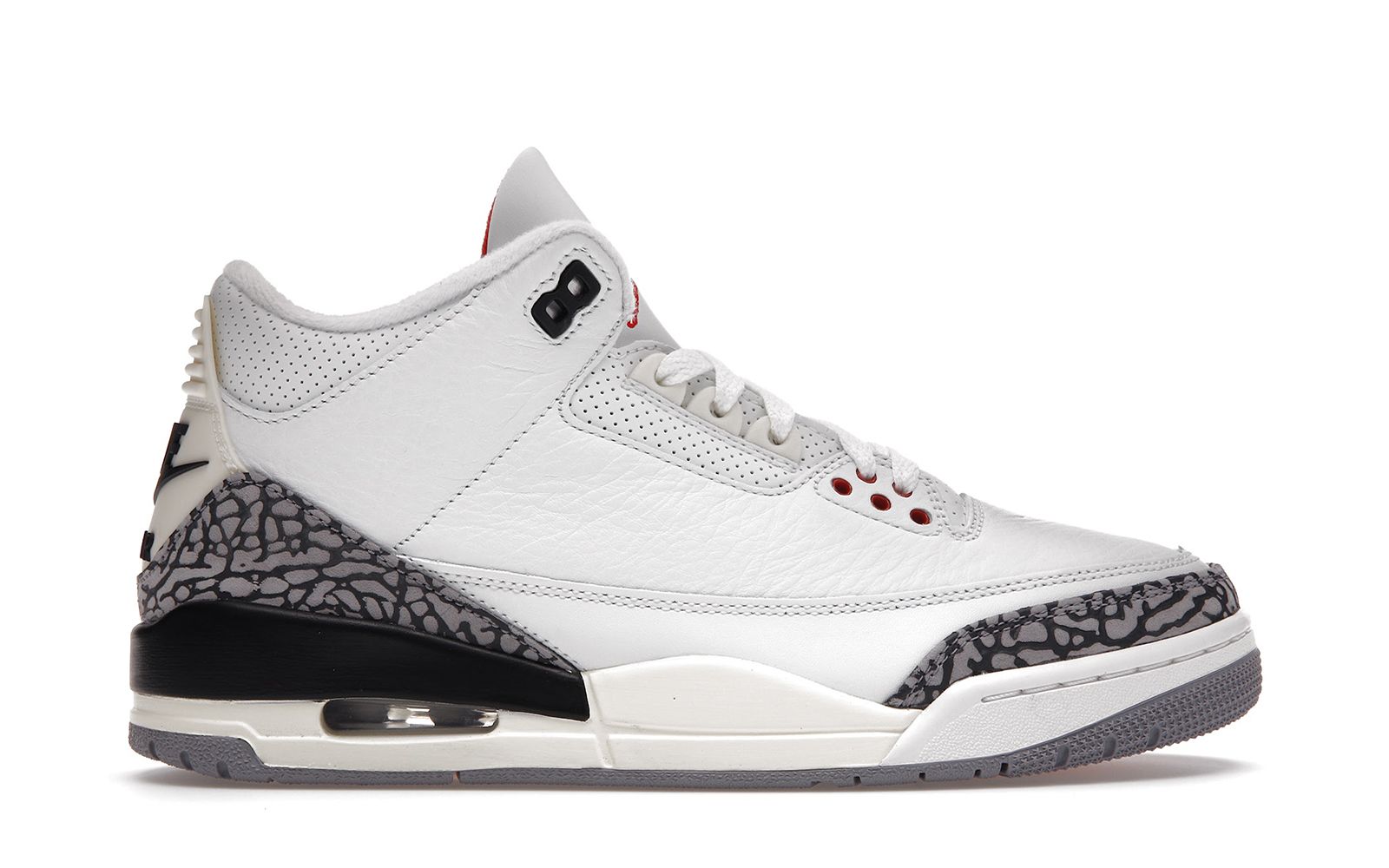 Jordan 3 black hot sale white gum